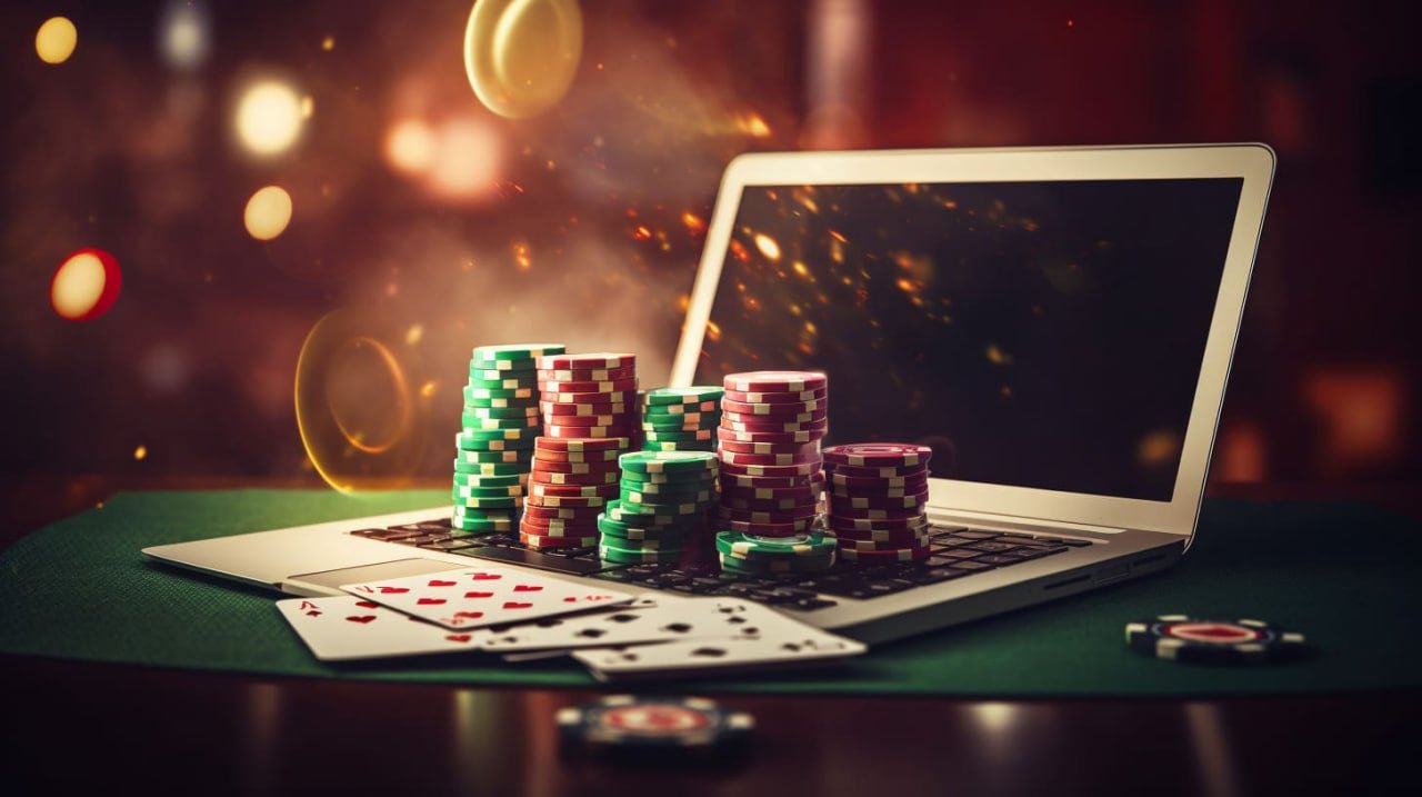 Tampilan meja blackjack langsung dengan dealer profesional di studio